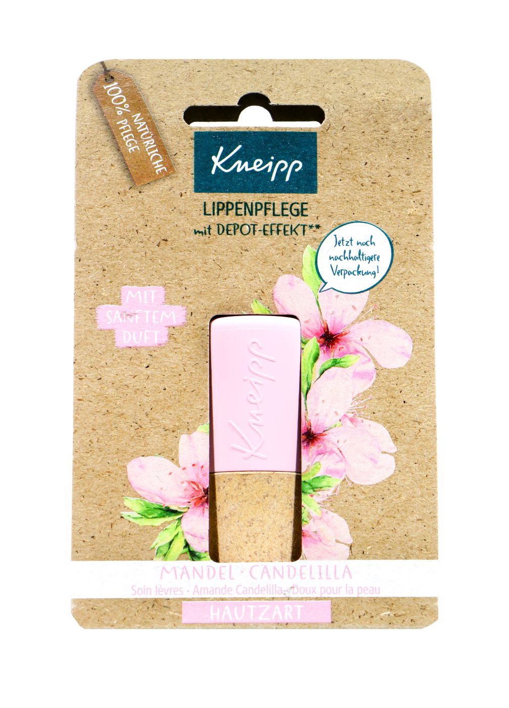 Kneipp Lippenpflege Hautzart Mandel Candelilla - 4,7 g Kneipp Lippenpflege Hautzart Mandel Candelilla - 4,7 g
