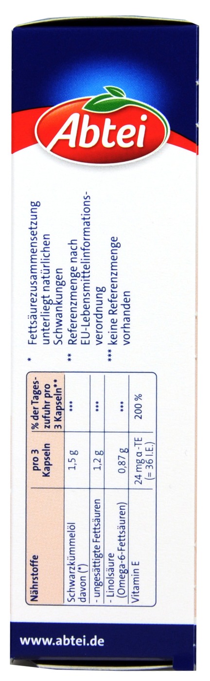 Abtei Schwarzkümmelöl Plus - 48 Stück Abtei Schwarzkümmelöl Plus - 48 Stück