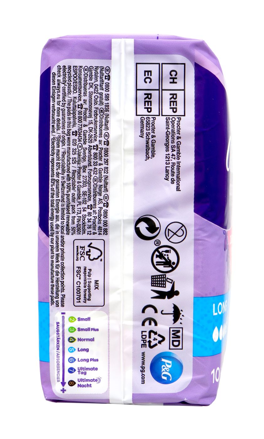 Always discreet Inkontinenz Einlagen long - 10 Stück Always discreet Inkontinenz Einlagen long - 10 Stück