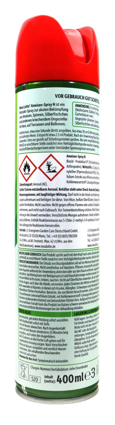 Nexa Lotte Ameisenspray N - 0,4 l Nexa Lotte Ameisenspray N - 0,4 l