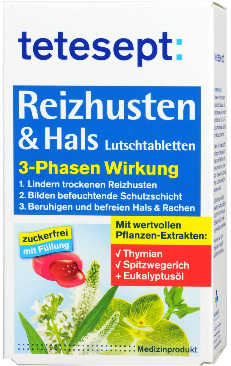 Tetesept Husten und Hals Lutschtabletten - 20 Stück Tetesept Husten und Hals Lutschtabletten - 20 Stück