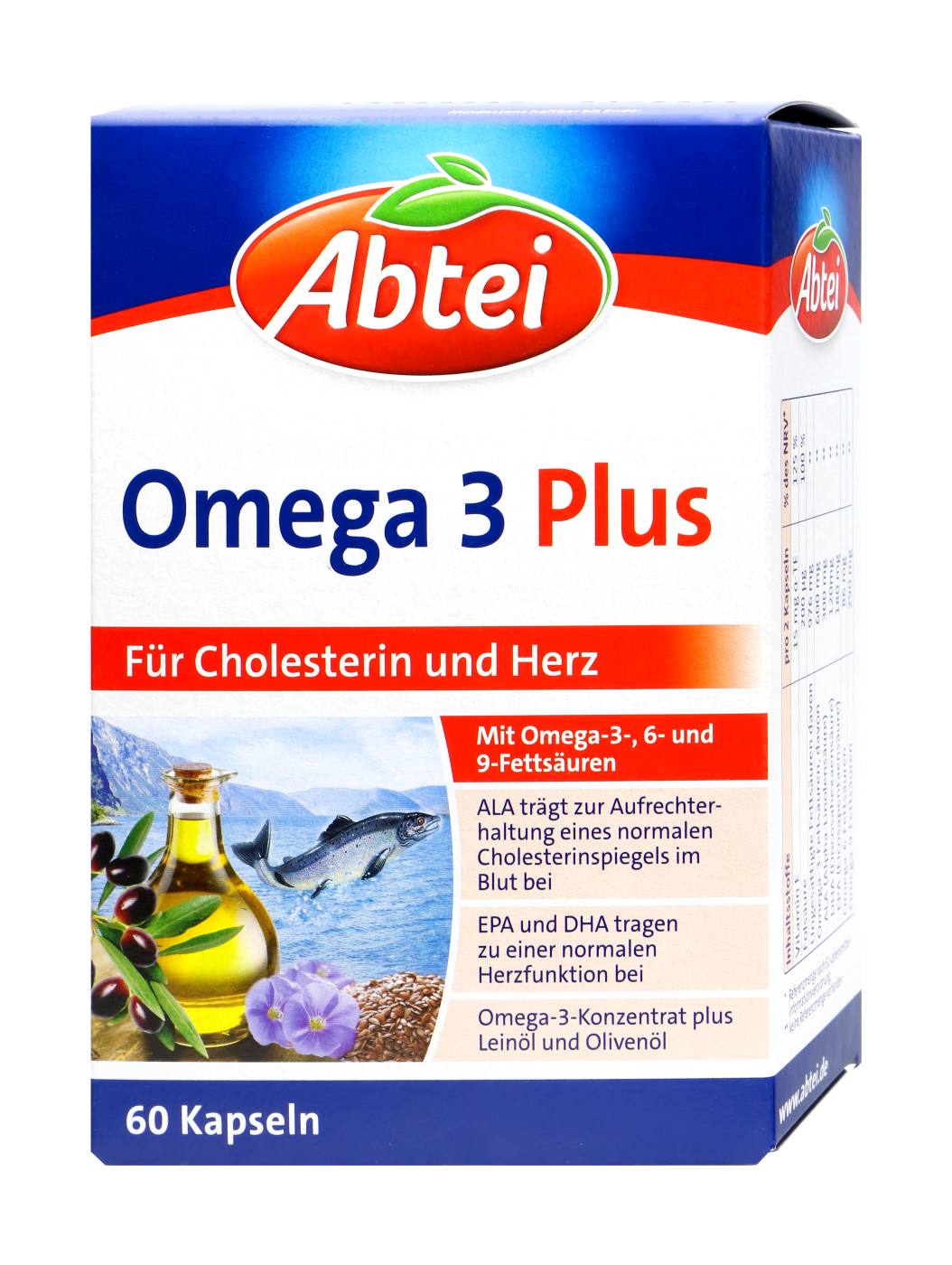 Abtei Omega 3 Plus - 60 Stück Abtei Omega 3 Plus - 60 Stück