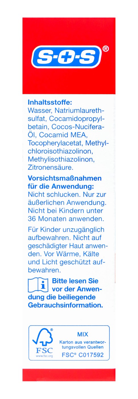 SOS Kinder Läuse Shampoo Befreit von Kopfläusen und Nissen - 100 ml SOS Kinder Läuse Shampoo Befreit von Kopfläusen und Nissen - 100 ml