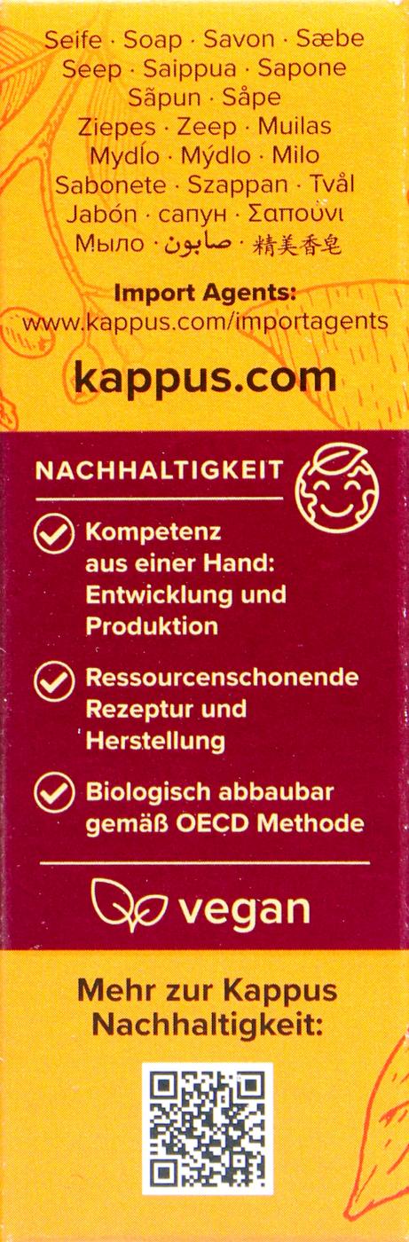 Kappus Sandelholz Pflanzenölseife - 100 g Kappus Sandelholz Pflanzenölseife - 100 g