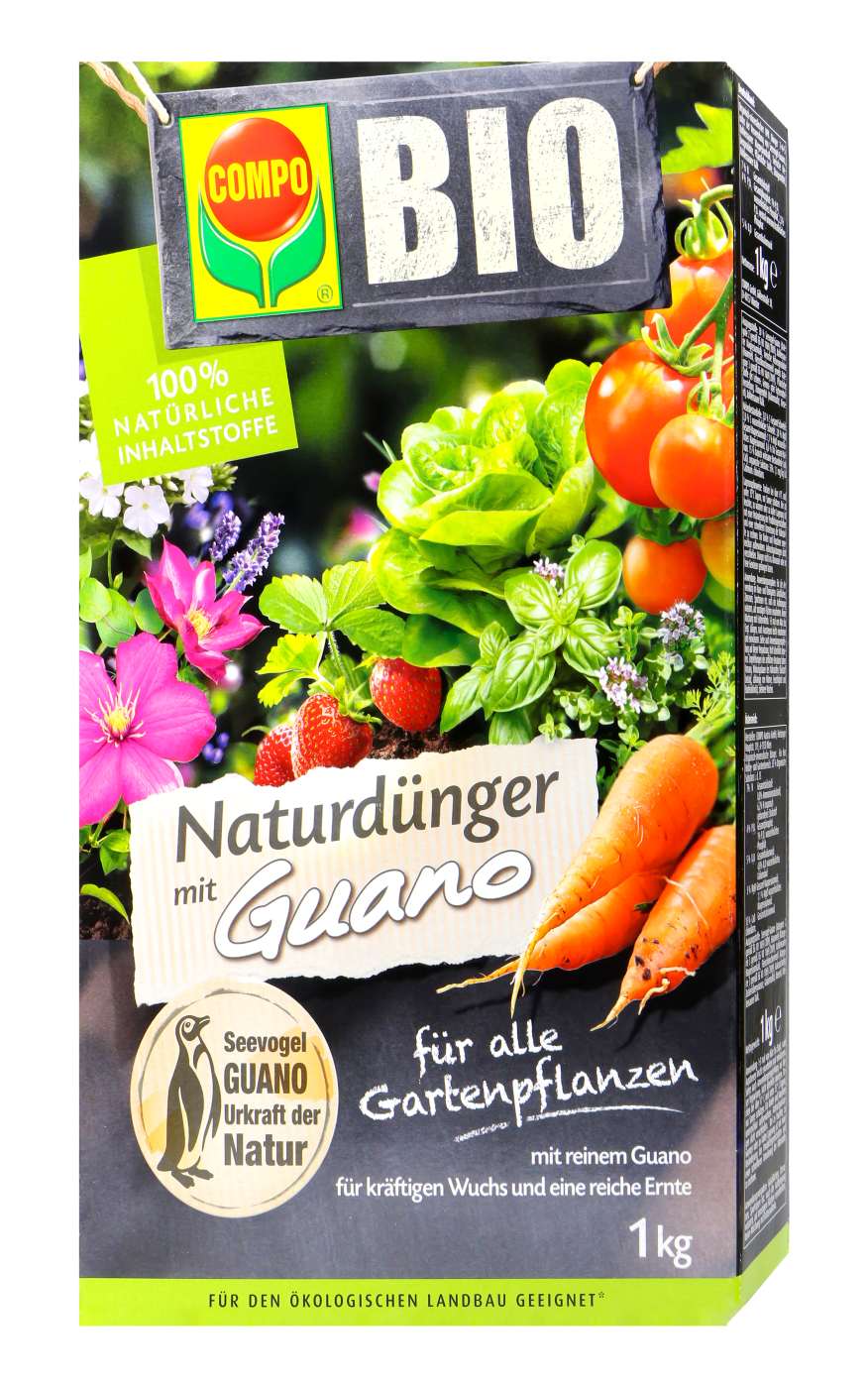 Compo Bio Naturdünger Guano - 1 kg Compo Bio Naturdünger Guano - 1 kg