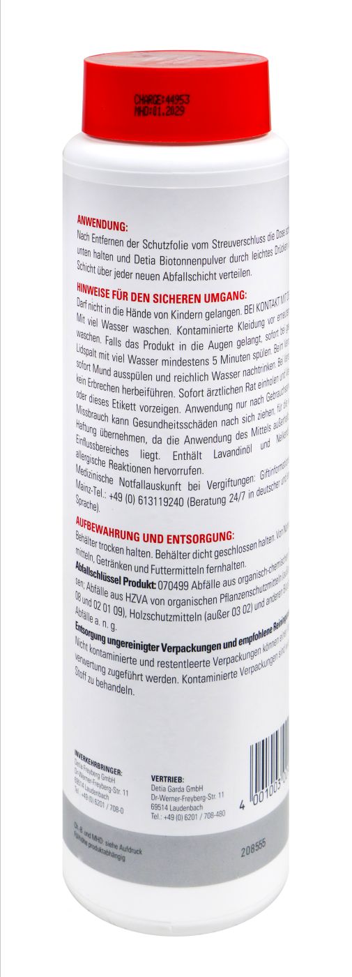 Detia Biotonnen-Pulver - 0,5 kg Detia Biotonnen-Pulver - 0,5 kg