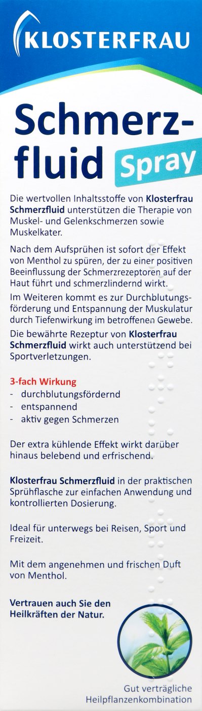 Klosterfrau Schmerzfluid Gelenkspray - 150 ml Klosterfrau Schmerzfluid Gelenkspray - 150 ml
