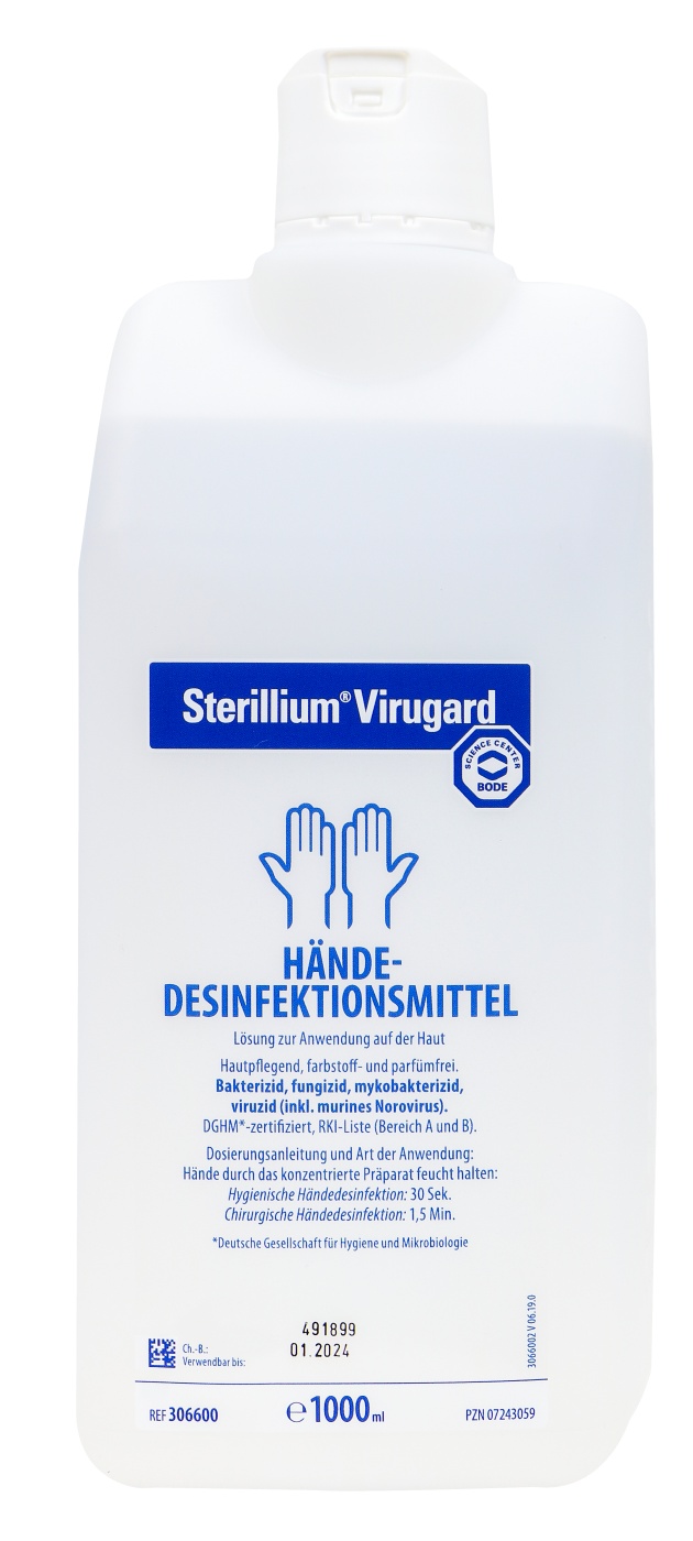 Sterillium Virugard Hände-Desinfektionsmittel - 1,0 l Sterillium Virugard Hände-Desinfektionsmittel - 1,0 l