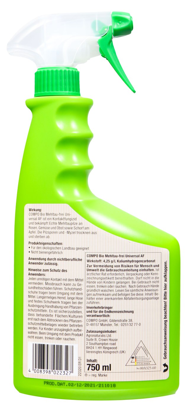 Compo Bio Mehltau-Frei Universal Anwendungsfertig - 0,75 l Compo Bio Mehltau-Frei Universal Anwendungsfertig - 0,75 l