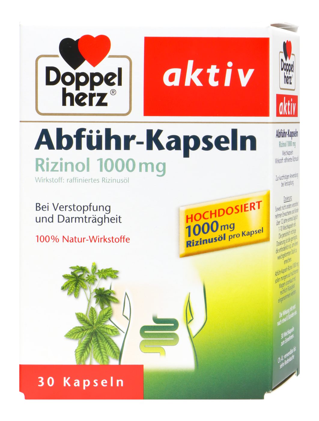 Doppelherz Abführ-Rizinol 1000 mg - 30 Stück Doppelherz Abführ-Rizinol 1000 mg - 30 Stück