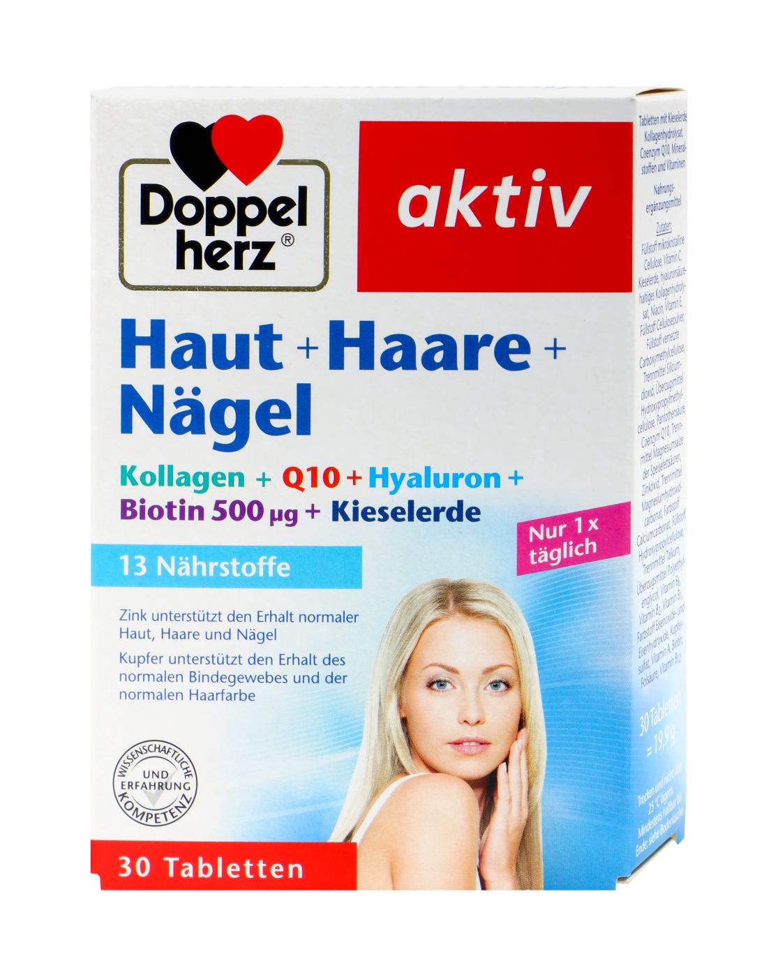 Doppelherz Haut + Haare + Nägel - 30 Stück Doppelherz Haut + Haare + Nägel - 30 Stück