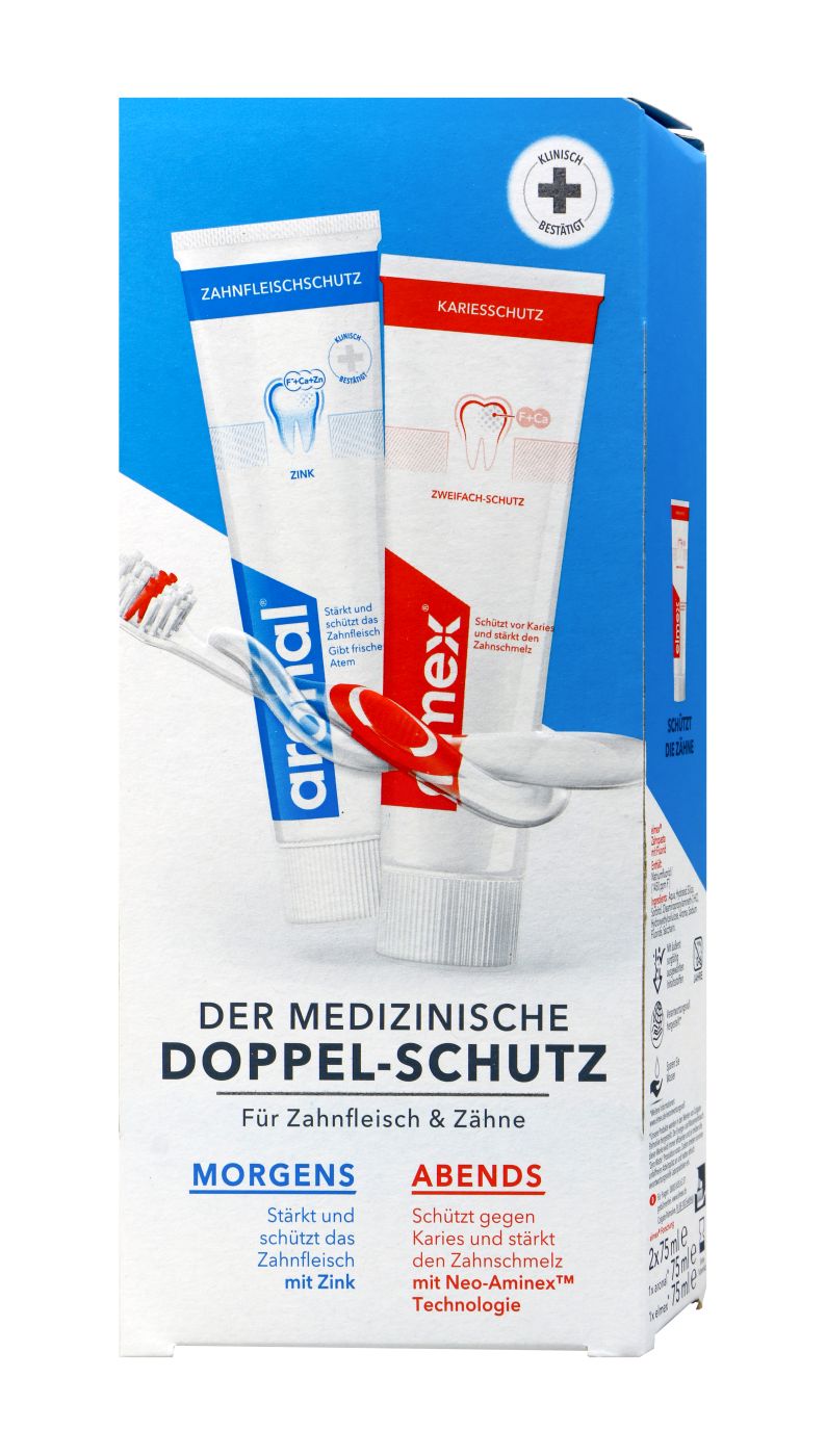 Elmex & Aronal Mundhygiene Set - 2 x 75 ml Elmex & Aronal Mundhygiene Set - 2 x 75 ml