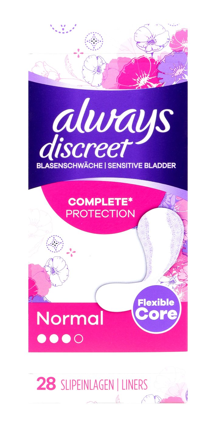Always discreet Inkontinenz Liner Slipeinlagen - 28 Stück Always discreet Inkontinenz Liner Slipeinlagen - 28 Stück