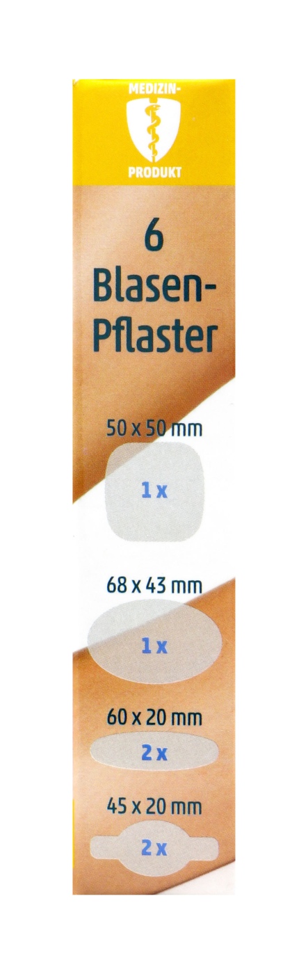 Lifemed Blasen Pflaster transparent 4 Größen - 6 Stück Lifemed Blasen Pflaster transparent 4 Größen - 6 Stück