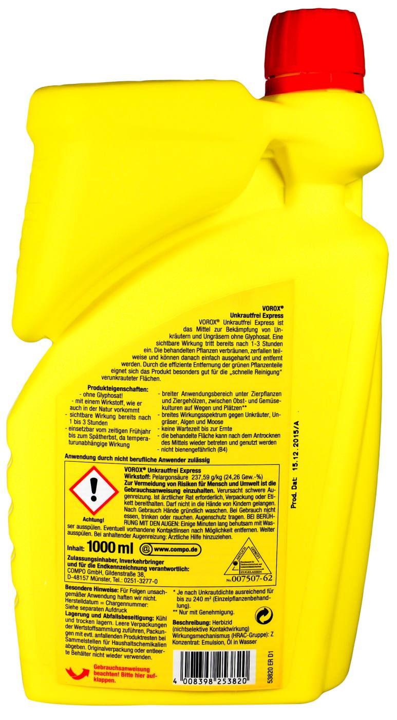 Vorox Unkrautfrei Express - 1 l Vorox Unkrautfrei Express - 1 l