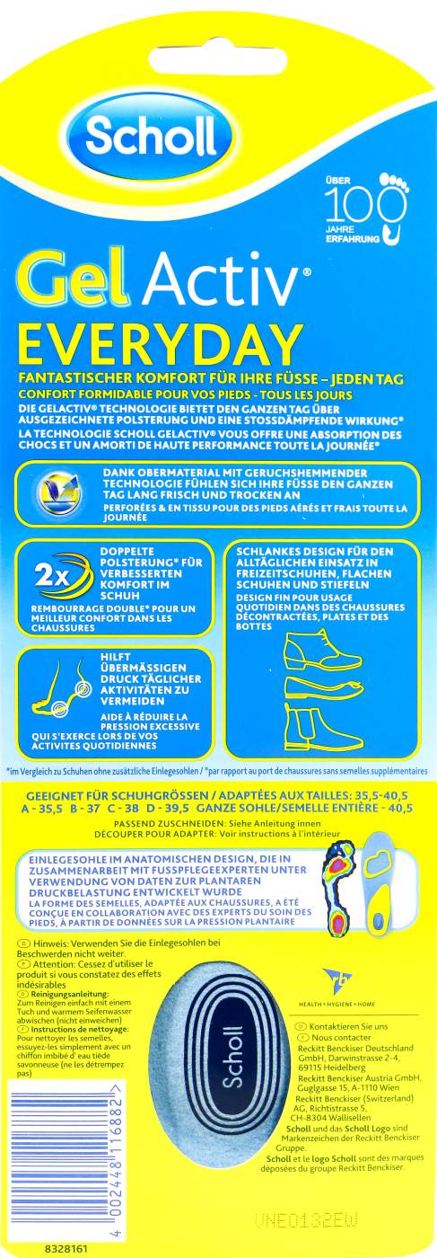 Scholl GelActiv Einlegesohle Everyday Woman - 1 Paar Scholl GelActiv Einlegesohle Everyday Woman - 1 Paar