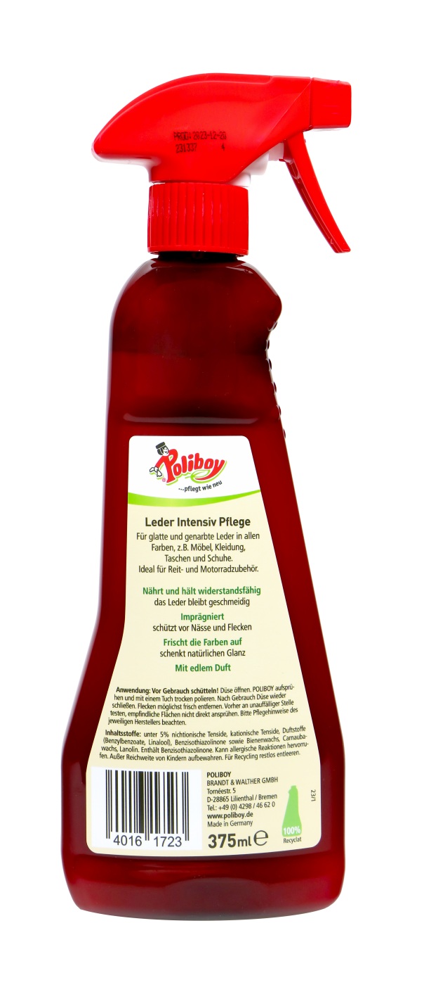 Poliboy Leder Intensiv Pflege - 375 ml Poliboy Leder Intensiv Pflege - 375 ml