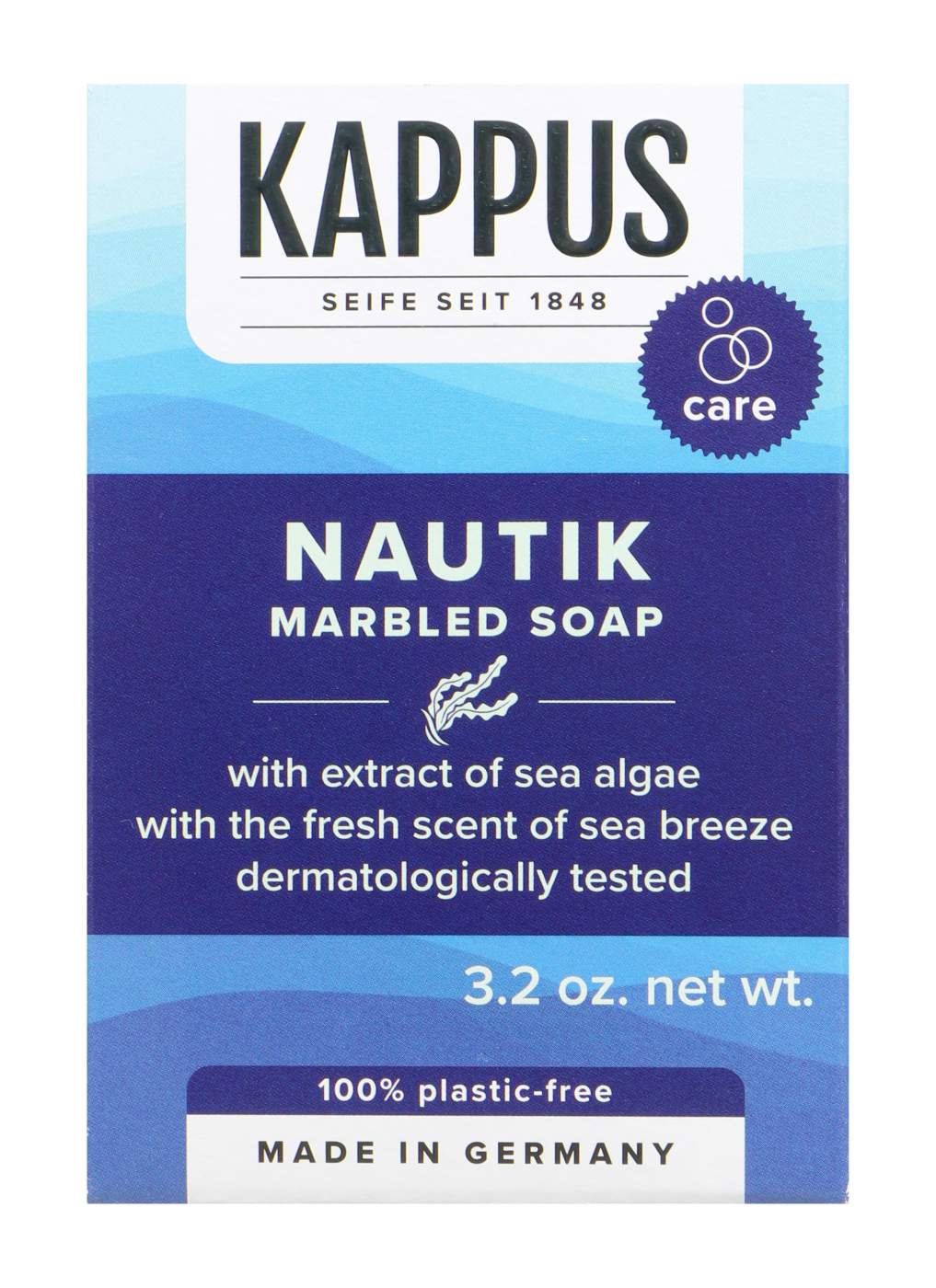 Kappus Nautik Marmorierte Feinseife - 100 g Kappus Nautik Marmorierte Feinseife - 100 g