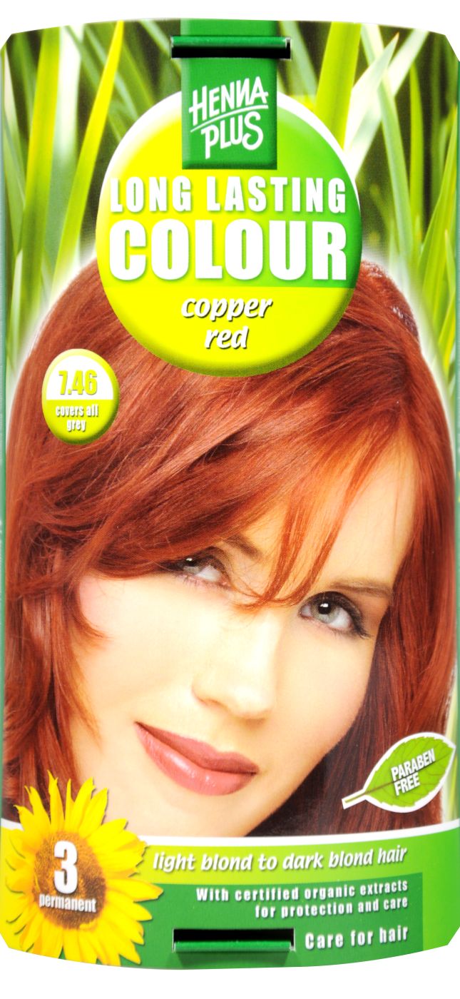 Hennaplus Long Lasting Colour - Copper Red 7.46 Hennaplus Long Lasting Colour - Copper Red 7.46