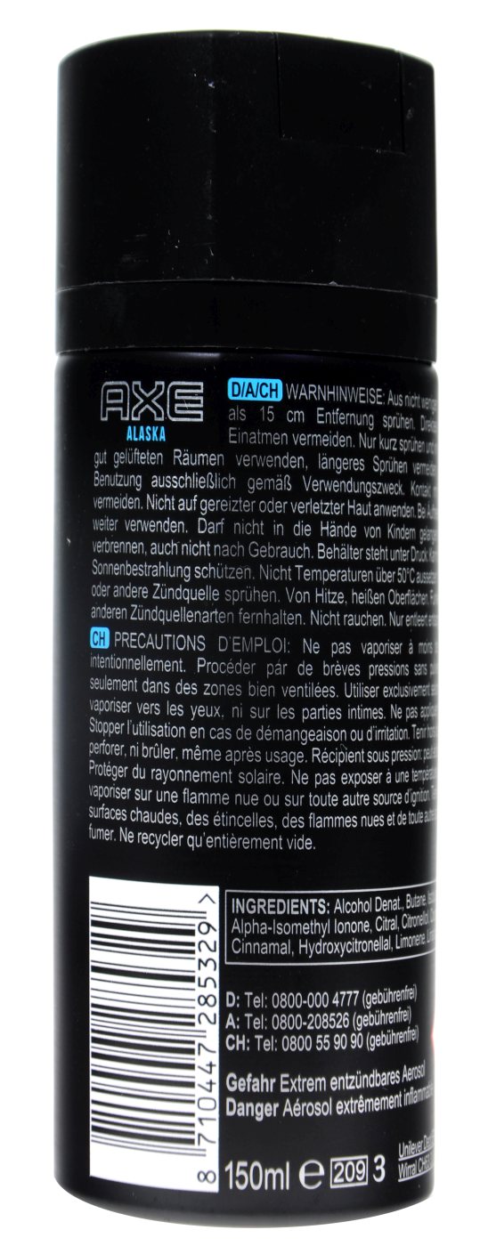 Axe Bodyspray Alaska - 150 ml Axe Bodyspray Alaska - 150 ml