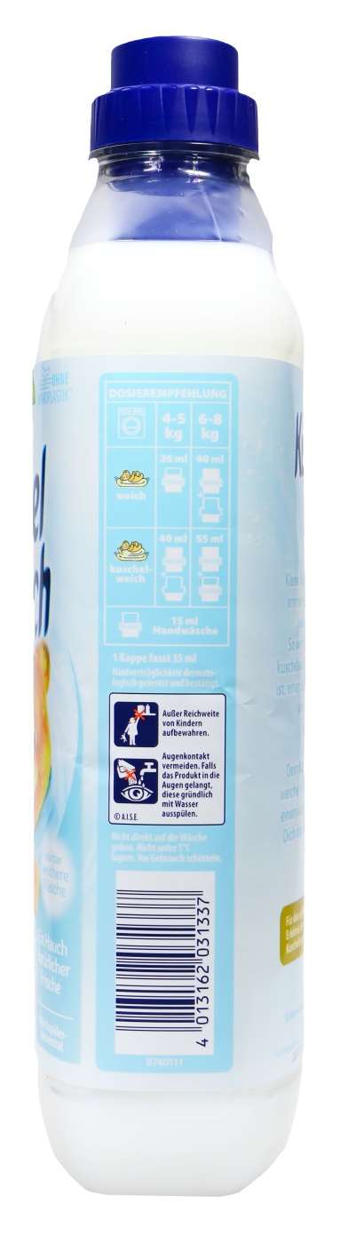 Kuschelweich Sanft & Mild 38 Waschladungen - 1 l Kuschelweich Sanft & Mild 38 Waschladungen - 1 l