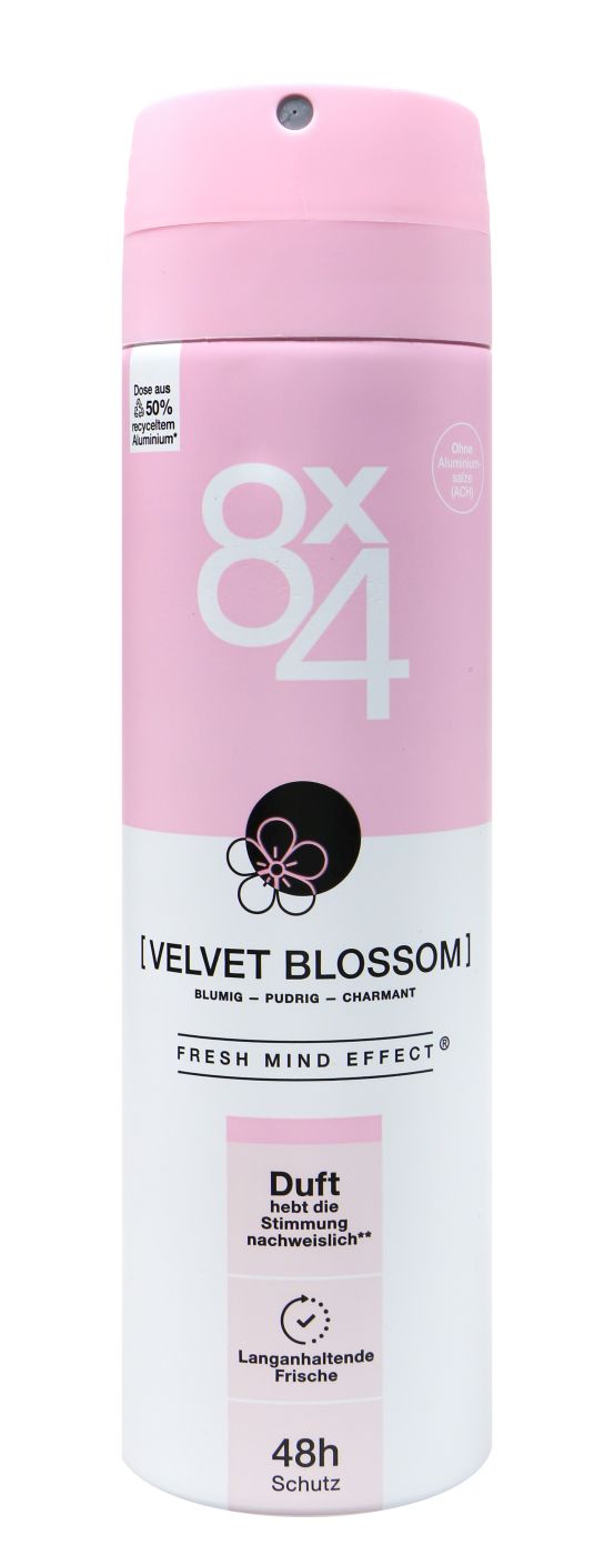 8x4 Deo Spray No.3 Velvet Blossom - 150 ml 8x4 Deo Spray No.3 Velvet Blossom - 150 ml