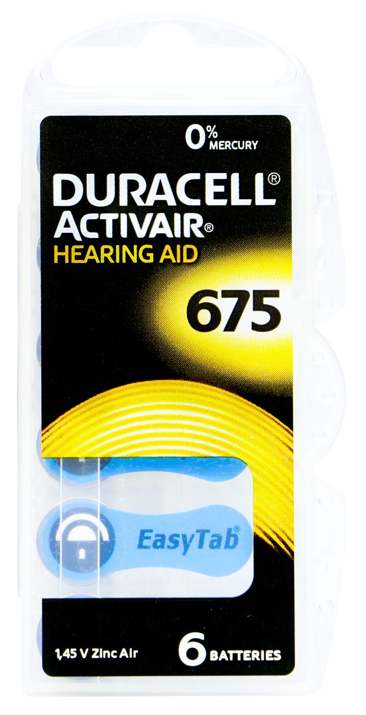 Duracell Hörgerätebatterie blau 675 - 1,4 V Duracell Hörgerätebatterie blau 675 - 1,4 V