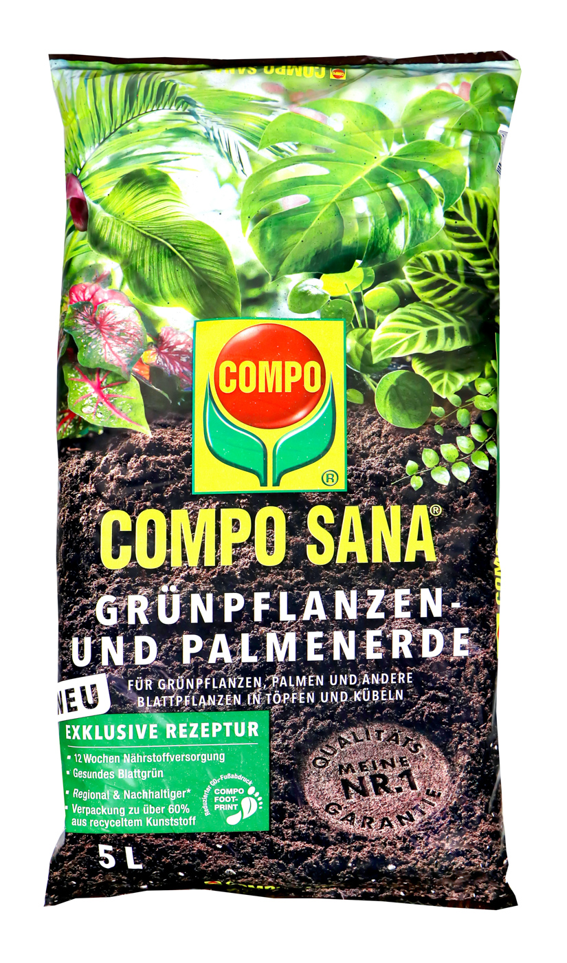 Compo Sana Grünpflanzen- und Palmenerde - 5 l
