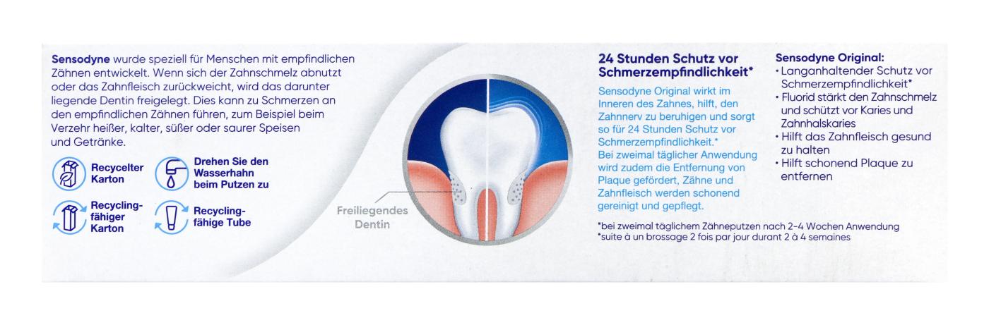Sensodyne Zahncreme Multicare Original - 75 ml