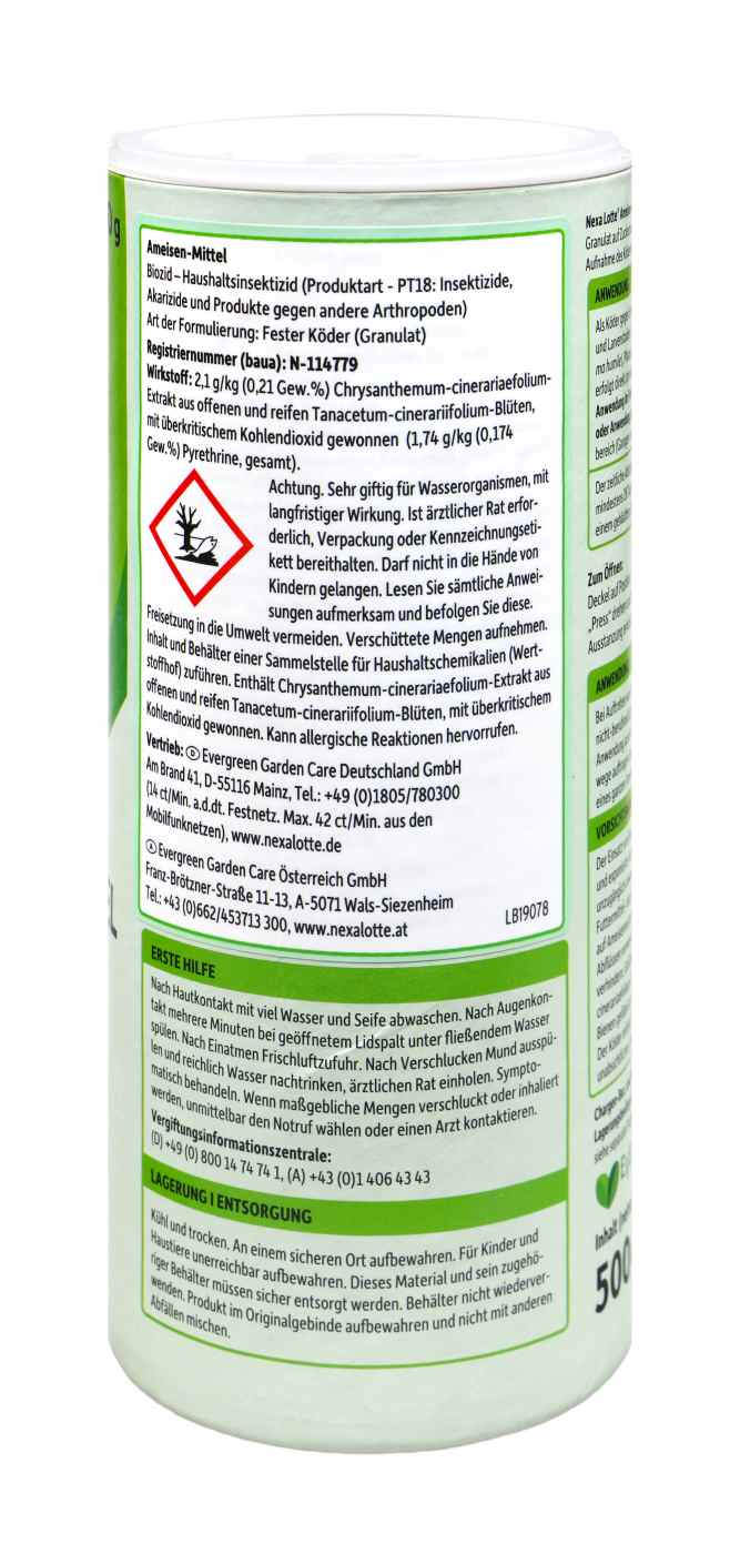 Nexa Lotte Ameisen-Mittel - 0,5 kg Nexa Lotte Ameisen-Mittel - 0,5 kg
