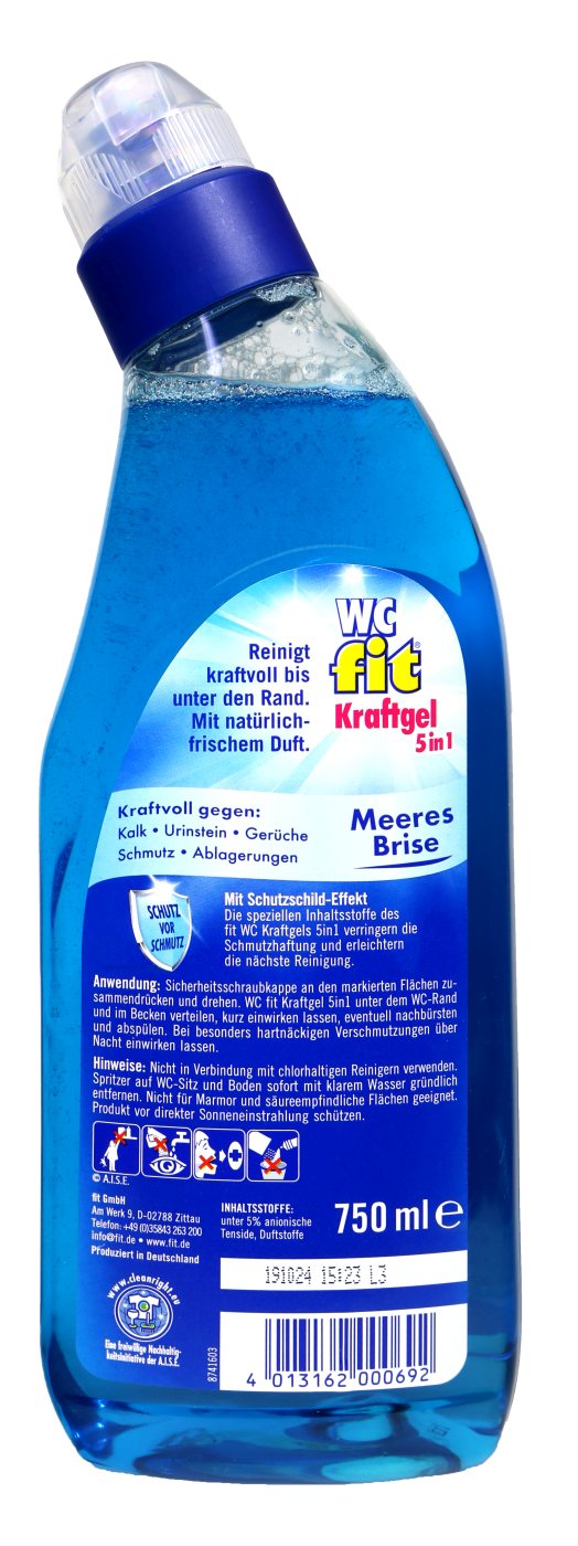 Fit WC-Kraftgel Meeresbrise - 750 ml Fit WC-Kraftgel Meeresbrise - 750 ml