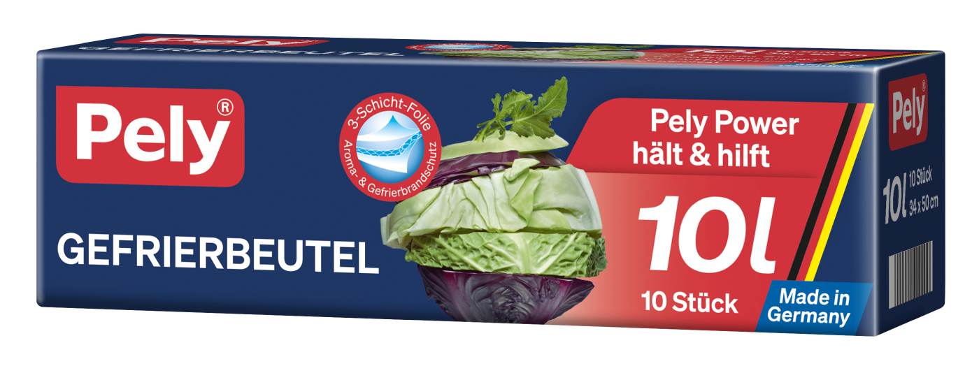 Pely Klimaneutral Gefrierbeutel Rolle 10 l - 10 Stück Pely Klimaneutral Gefrierbeutel Rolle 10 l - 10 Stück