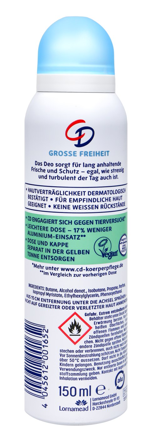 CD Deo Spray Große Freiheit - 150 ml CD Deo Spray Große Freiheit - 150 ml