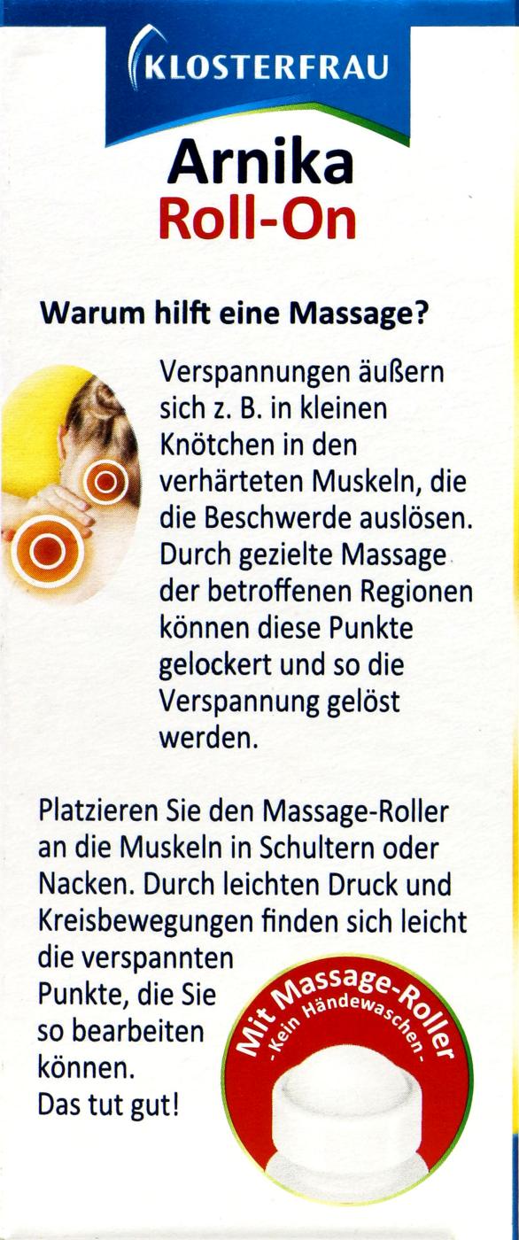Klosterfrau Arnika Roll-on - 50 ml Klosterfrau Arnika Roll-on - 50 ml