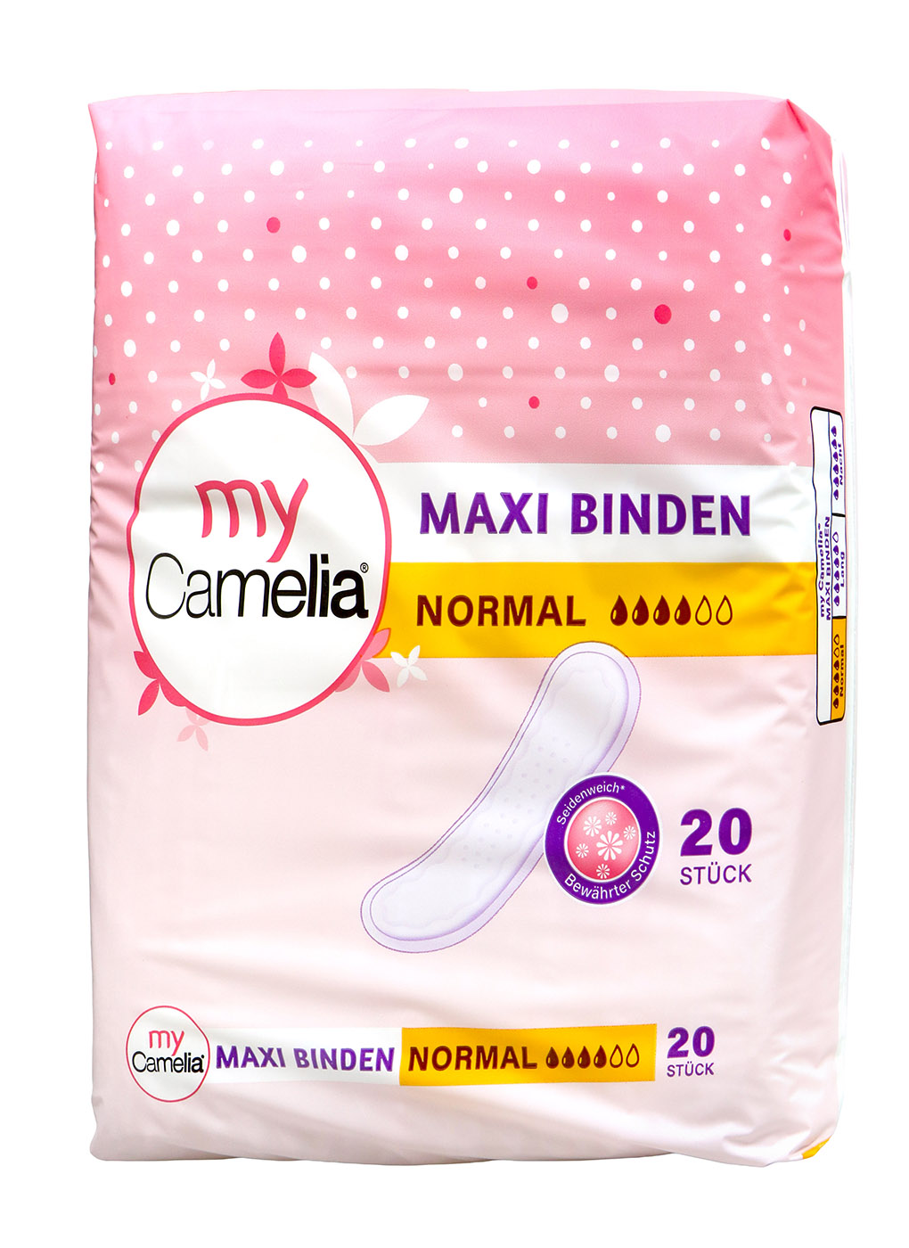 Camelia Maxi Binde Normal - 20 Stück Camelia Maxi Binde Normal - 20 Stück