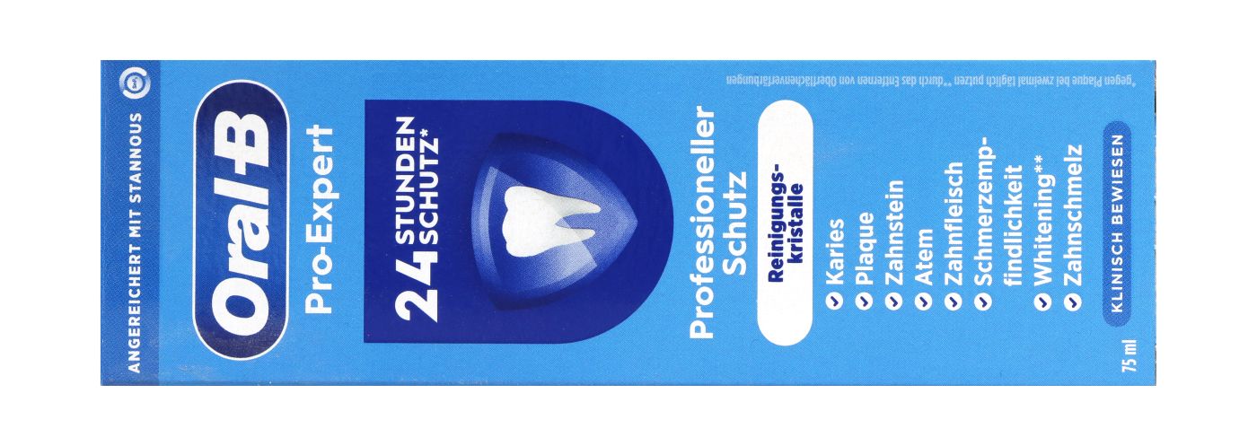 Oral-B Professional Zahncreme Pro-Expert 24 Stunden Schutz - 75 ml Oral-B Professional Zahncreme Pro-Expert 24 Stunden Schutz - 75 ml