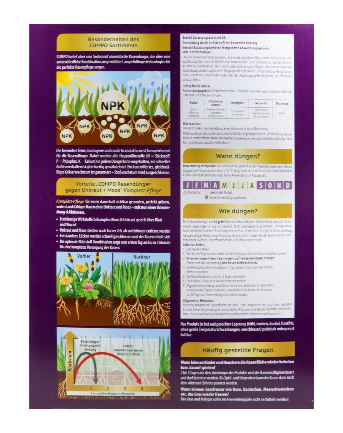 Compo Floranid® Rasendünger - 6 kg Compo Floranid® Rasendünger - 6 kg