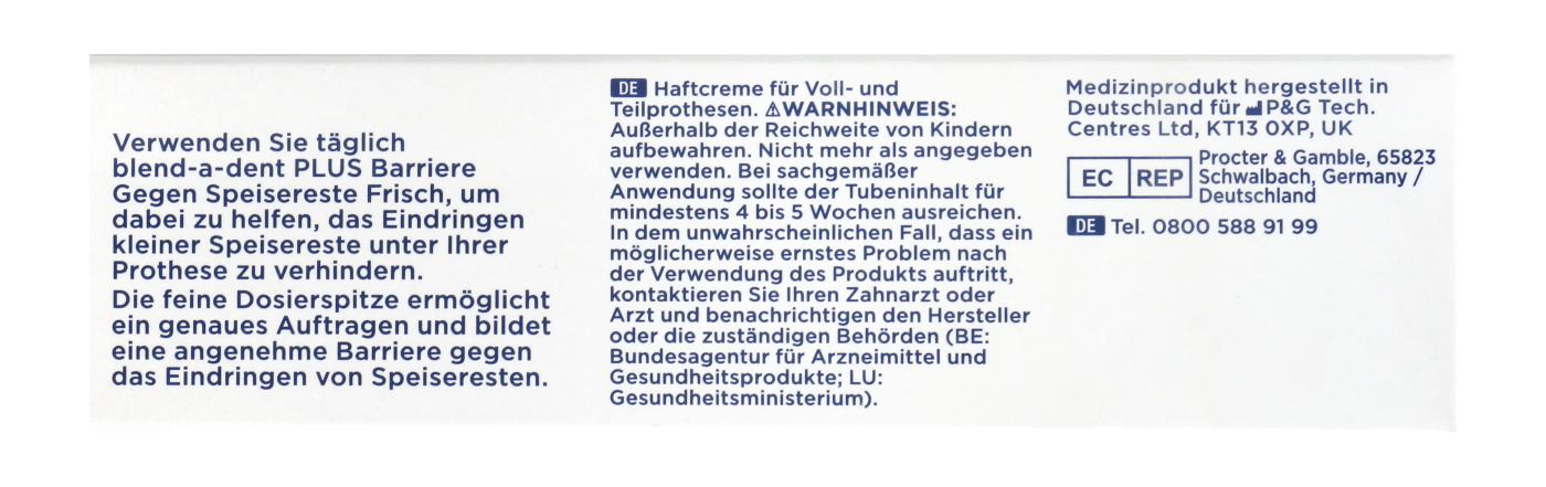 Blend-a-Dent Plus Haftcreme geg.Speisreste frisch.Geschmack - 40 g