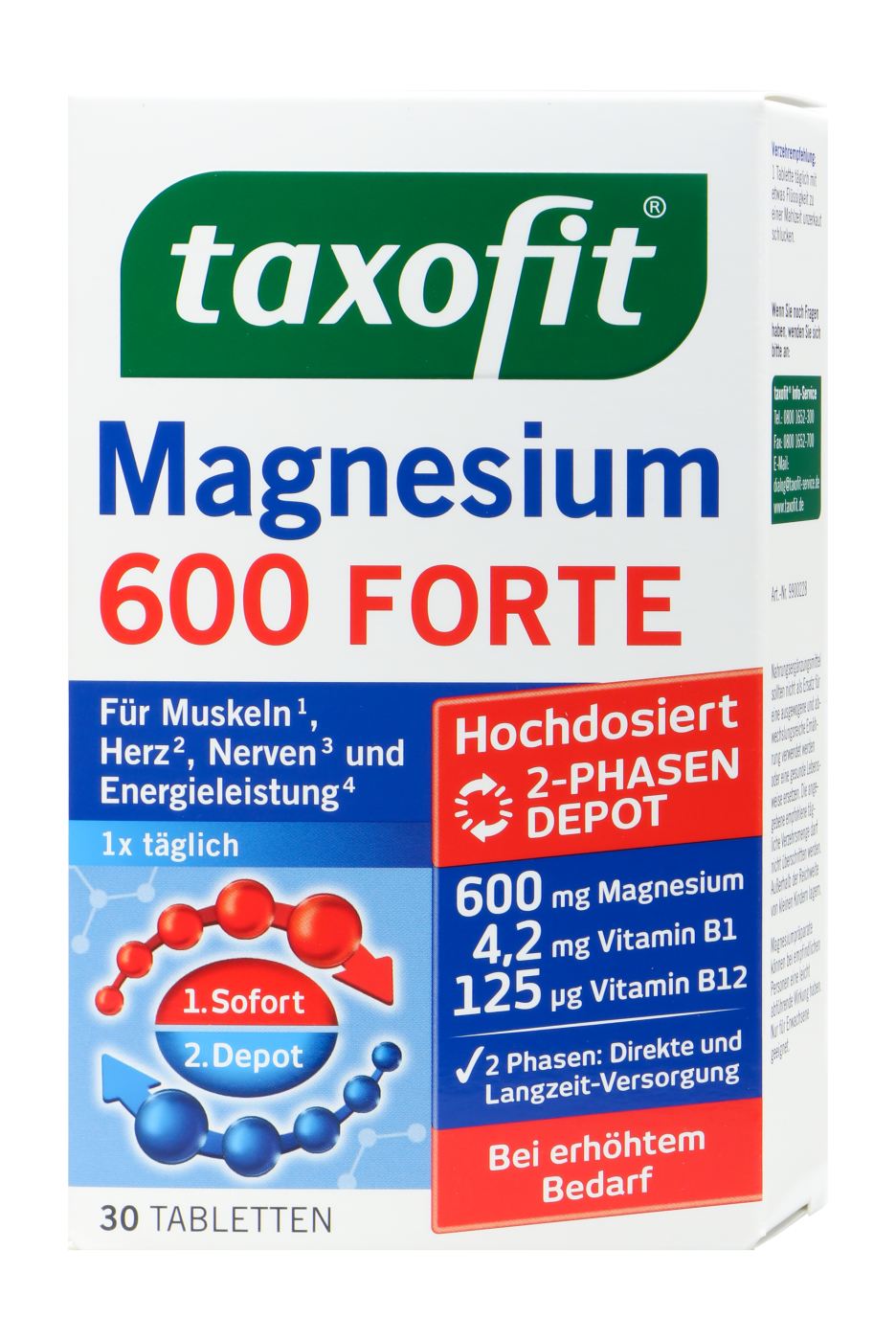 Taxofit Magnesium 600 Forte - 30 Stück Taxofit Magnesium 600 Forte - 30 Stück