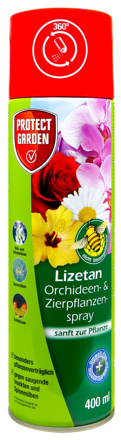 Protect Garden Orchideen und Zierpflanzenspray Lizetan - 0,4 l Protect Garden Orchideen und Zierpflanzenspray Lizetan - 0,4 l