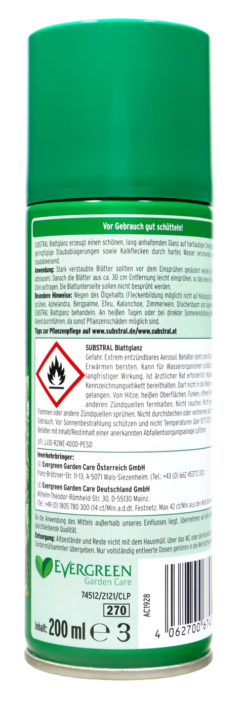 Substral Blattglanz - 200ml - B-WARE Substral Blattglanz - 200ml - B-WARE