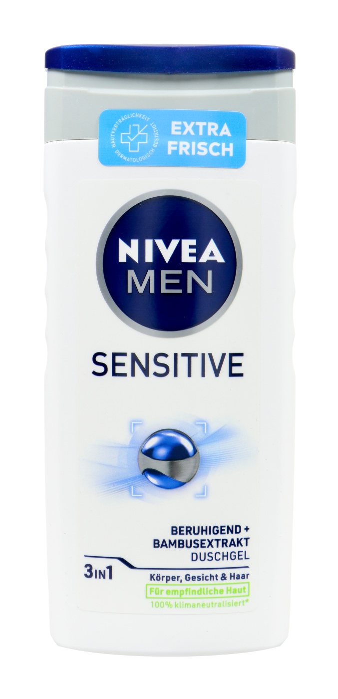 Nivea Men 3in1 Duschgel sensitive - 250 ml Nivea Men 3in1 Duschgel sensitive - 250 ml