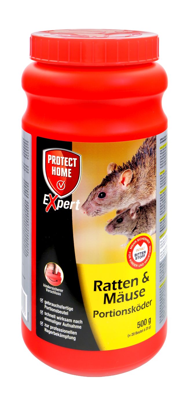 Protect Home Expert Ratten & Mäuse Portionsköder - 500 g Protect Home Expert Ratten & Mäuse Portionsköder - 500 g