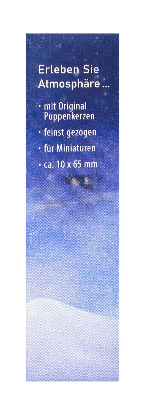 EWA Puppenkerzen 7 x 65 mm - Natur - 40 Stück EWA Puppenkerzen 7 x 65 mm - Natur - 40 Stück
