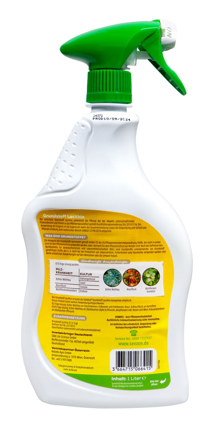 Solabiol Grundstoff Lecithin Spray - 1 l Solabiol Grundstoff Lecithin Spray - 1 l
