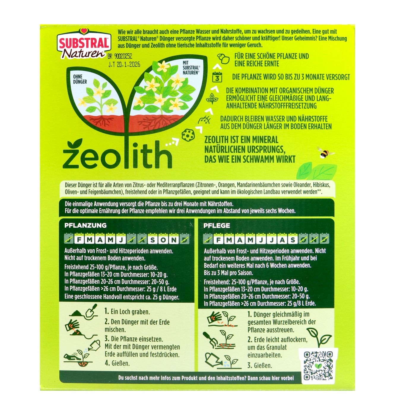 Substral Naturen Langzeitdünger Zitrus- und mediterrane Pflanzen - 1,2 kg Substral Naturen Langzeitdünger Zitrus- und mediterrane Pflanzen - 1,2 kg