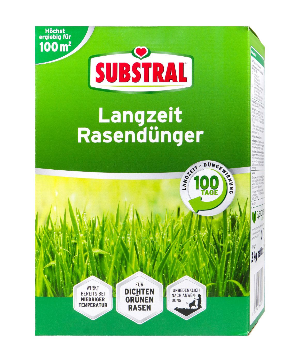 Substral Langzeit Rasendünger 100 qm - 2,0 kg Substral Langzeit Rasendünger 100 qm - 2,0 kg