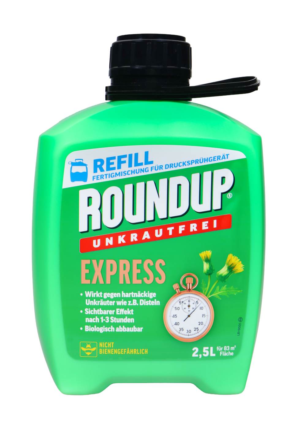Roundup Unkrautfrei Express Fertigmischung (Nachfüller) - 2,5 l Roundup Unkrautfrei Express Fertigmischung (Nachfüller) - 2,5 l