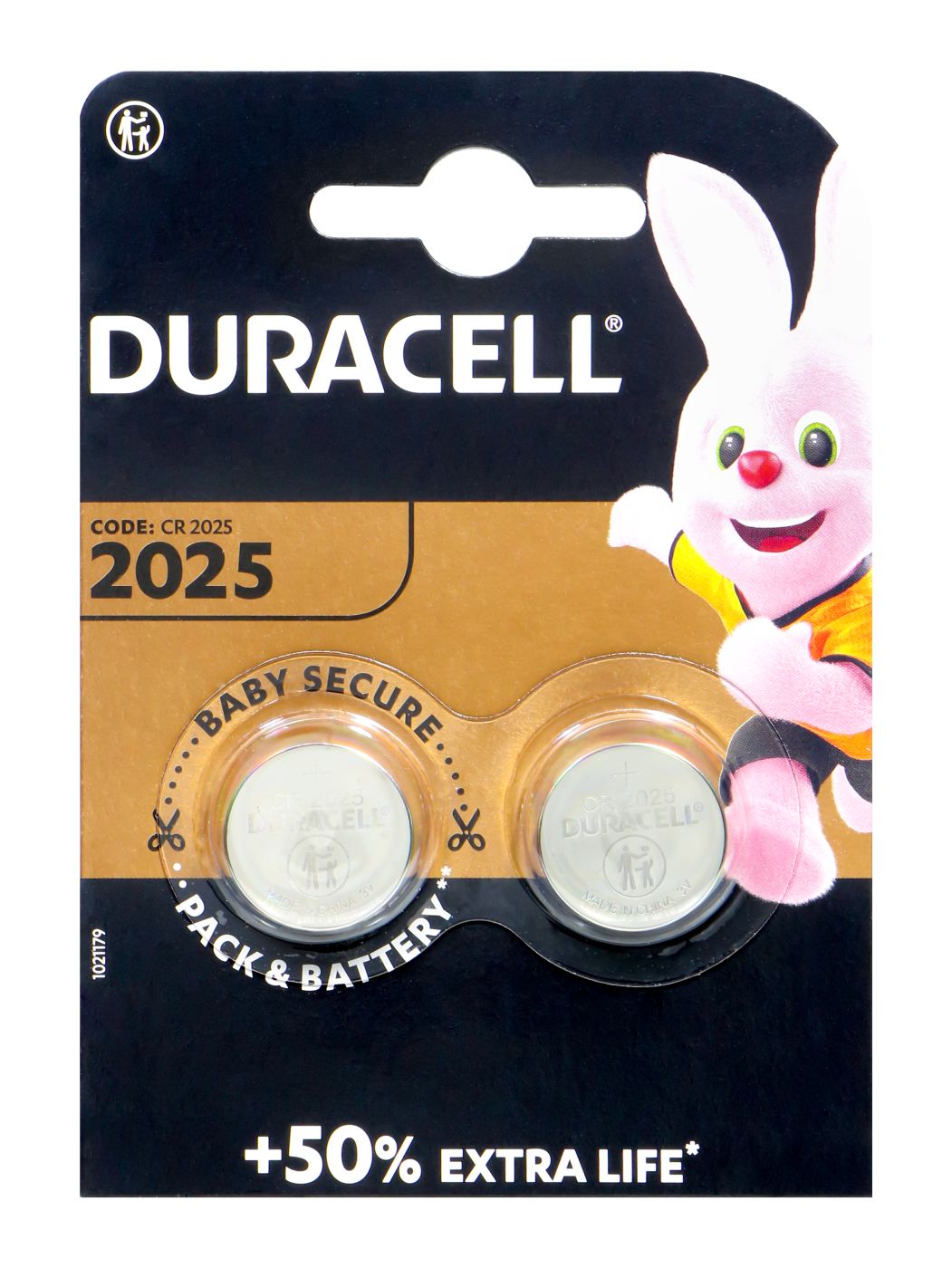 Duracell CR 2025 - 3,0 V - 2 Stück Duracell CR 2025 - 3,0 V - 2 Stück