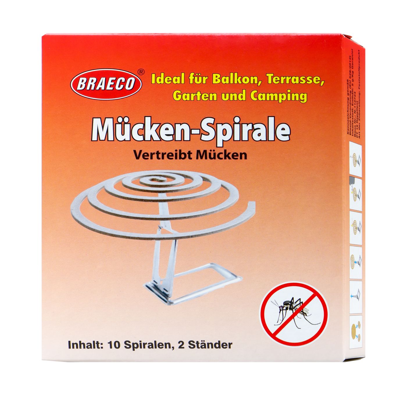 Braeco Anti-Mücken Spirale - 10 Stück Braeco Anti-Mücken Spirale - 10 Stück